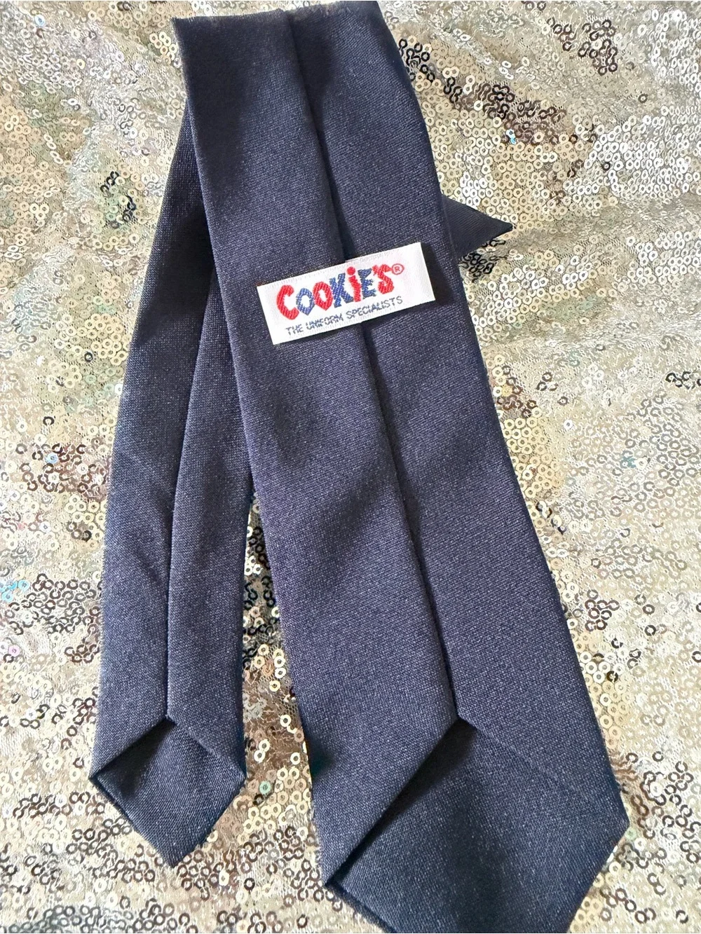 Dark Navy Blue Clip-On Uniform Tie - Picture 10 of 12